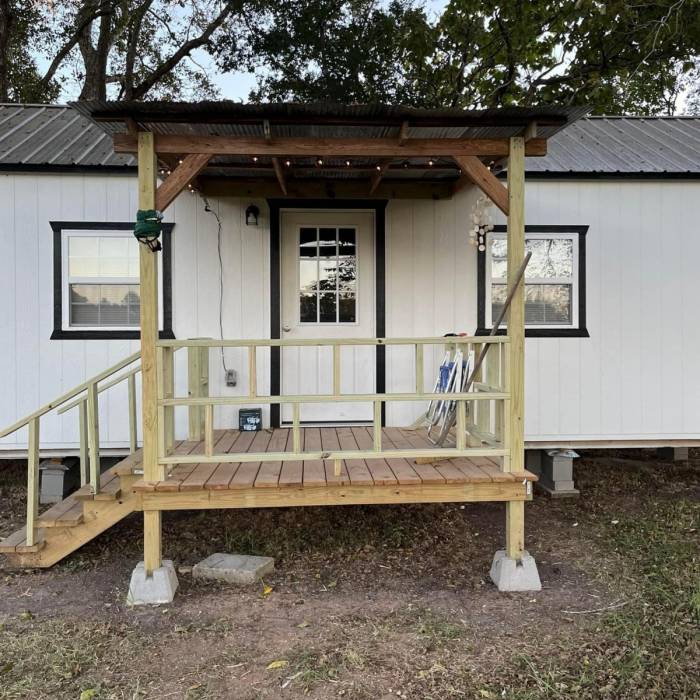 Carey and Janet's 12x32 Side Utility | RiverBridge Cabins Gallery Image