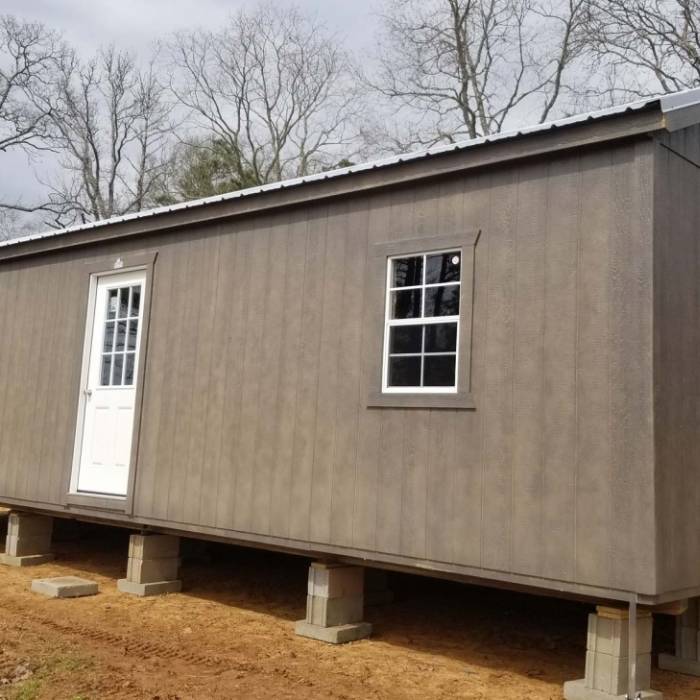 Dodie's 16x40 Side Utility | RiverBridge Cabins Gallery Image